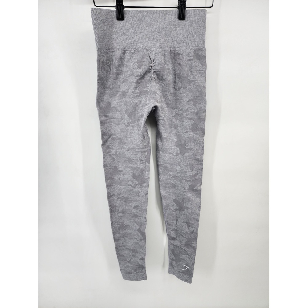 Gymshark Adapt Camo Seamless High Waisted Leggings Gray‎ Camouflage